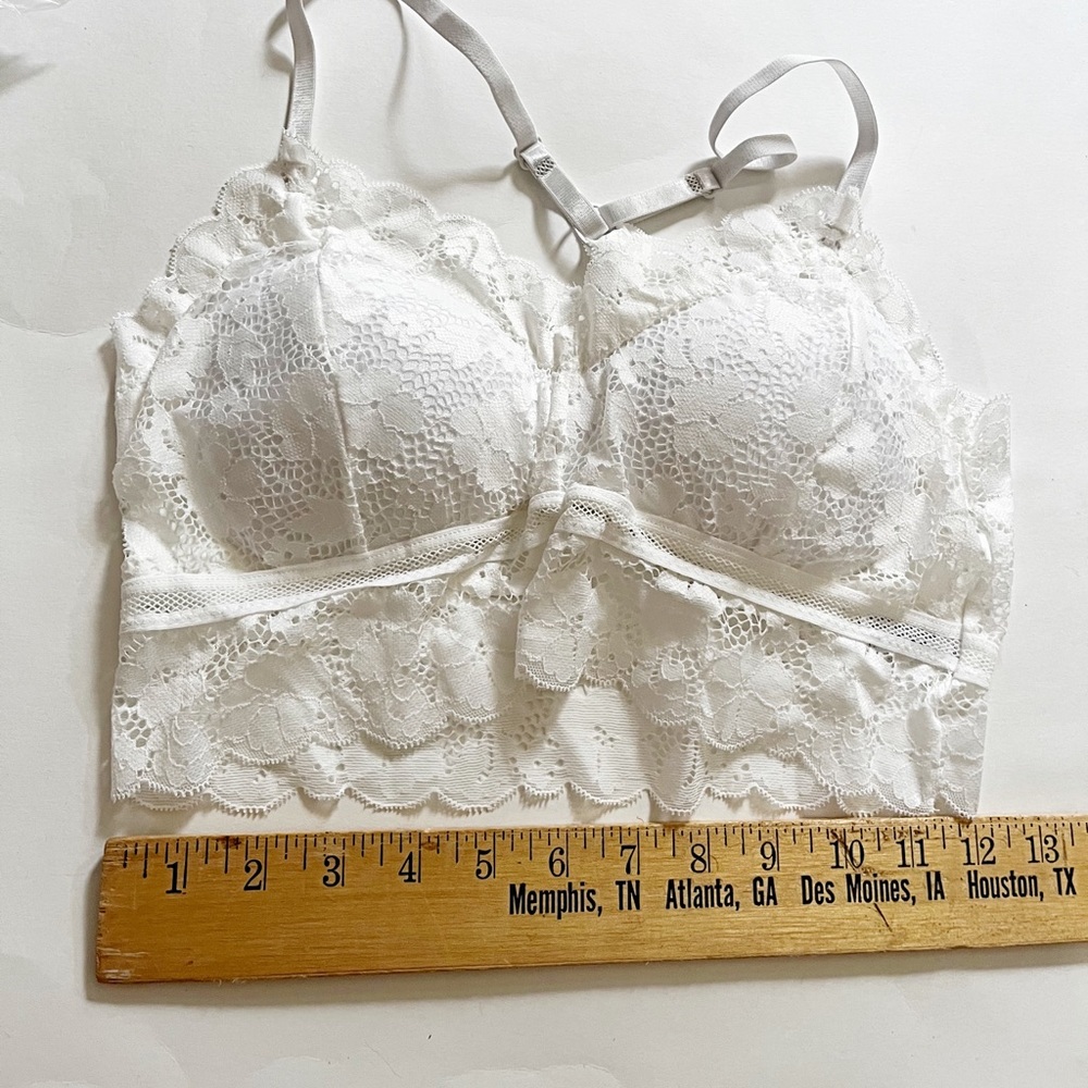 Strappy Lace Bralette Padded Bra • NWOT - Picture 5 of 5